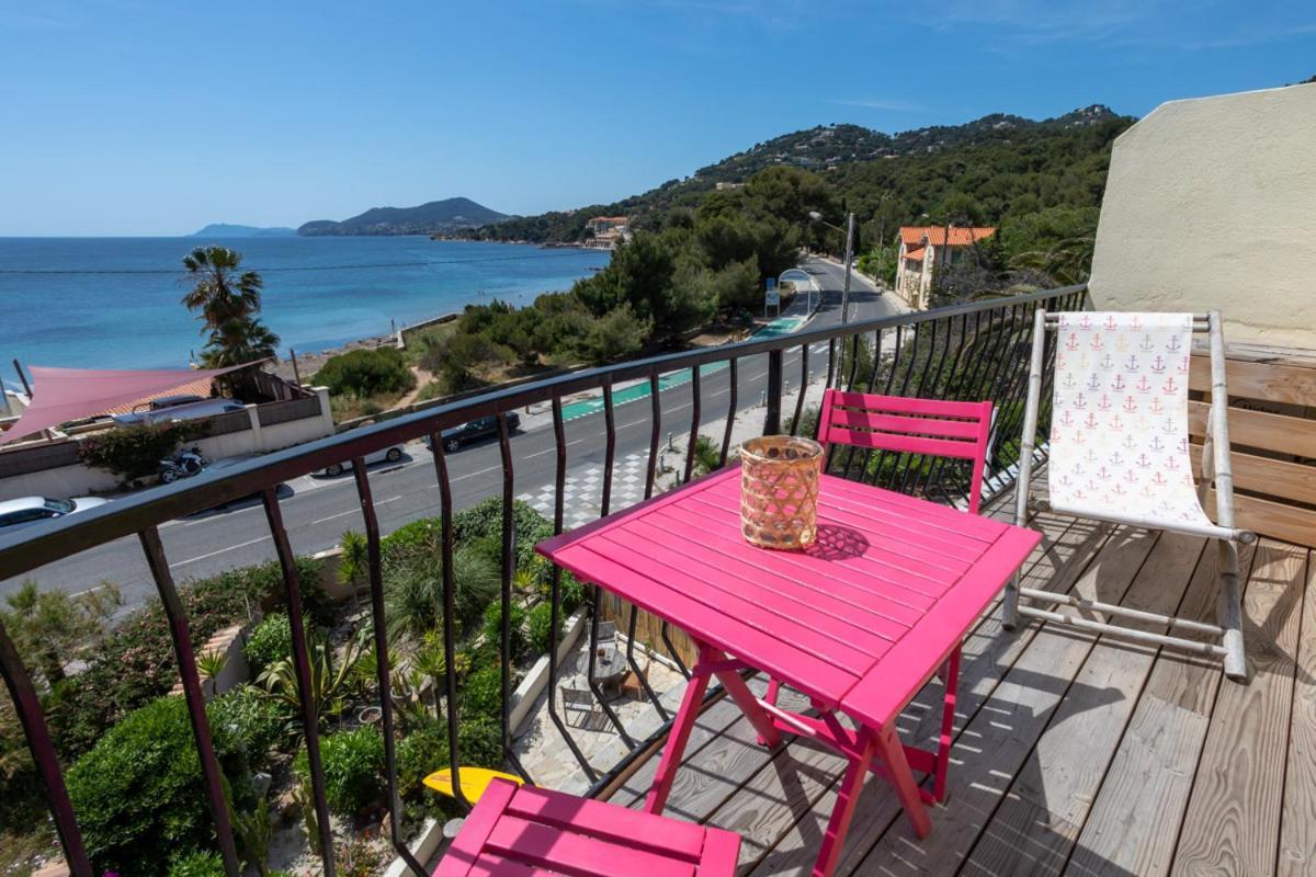 Hotel Almanarre Plage - Hotel Eco-Responsable Face A La Mer Hyeres Bagian luar foto