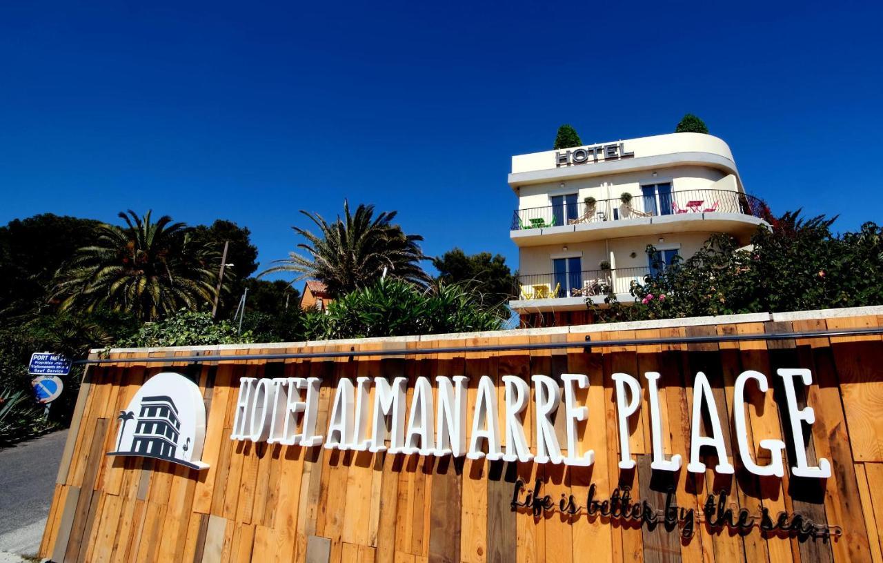 Hotel Almanarre Plage - Hotel Eco-Responsable Face A La Mer Hyeres Bagian luar foto